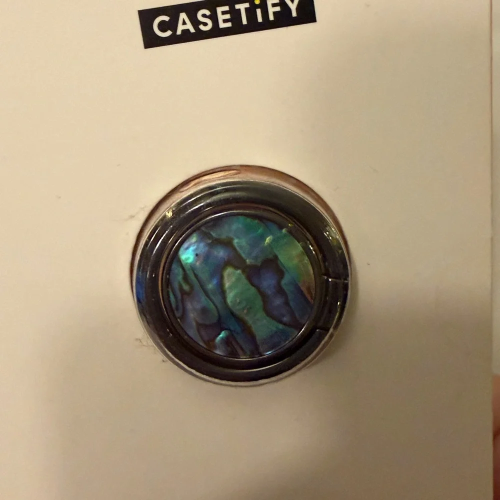 Casetify Abalone shell Phone Ring new in box